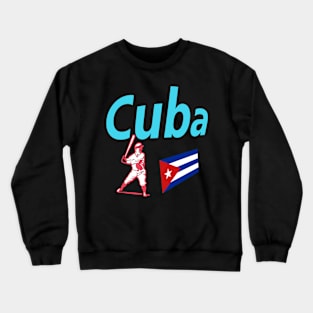 Cuba Baseball Crewneck Sweatshirt